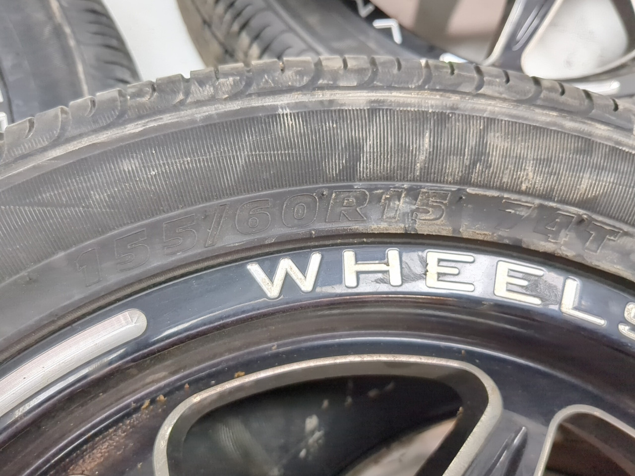 Kumho Solus KH16 Front Rear Tire 155/60R15 Wheel Rim 15x3.50