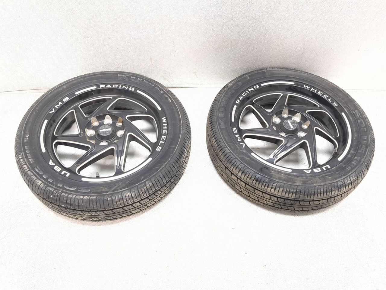 Kumho Solus KH16 Front Rear Tire 155/60R15 Wheel Rim 15x3.50