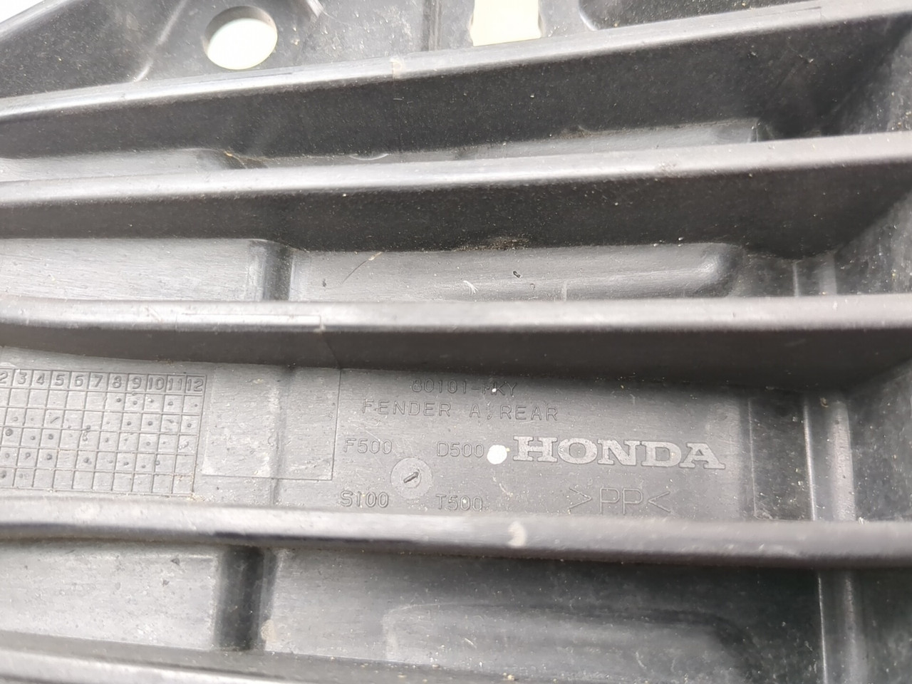 24-26 Honda CBR650R Rear Fender License Plate Bracket 80101-MKY