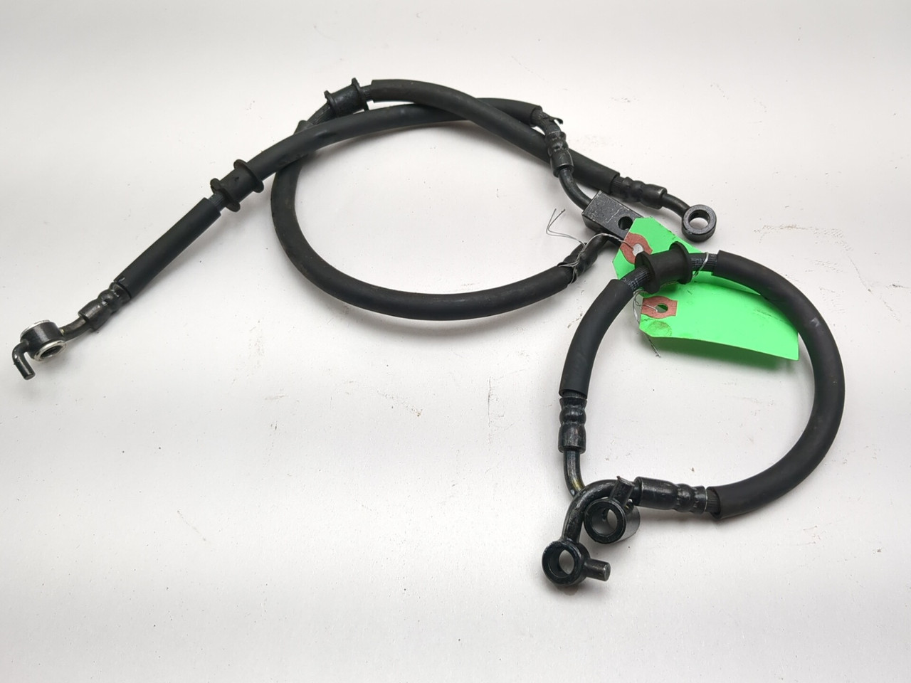 らいん 23-26 Kawasaki ZX400S ZX4R Front Upper Lower Brake Line Pair 43095