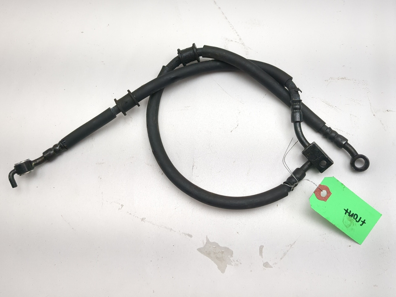23-26 Kawasaki ZX400S ZX4R Front Upper Lower Brake Line Pair 43095