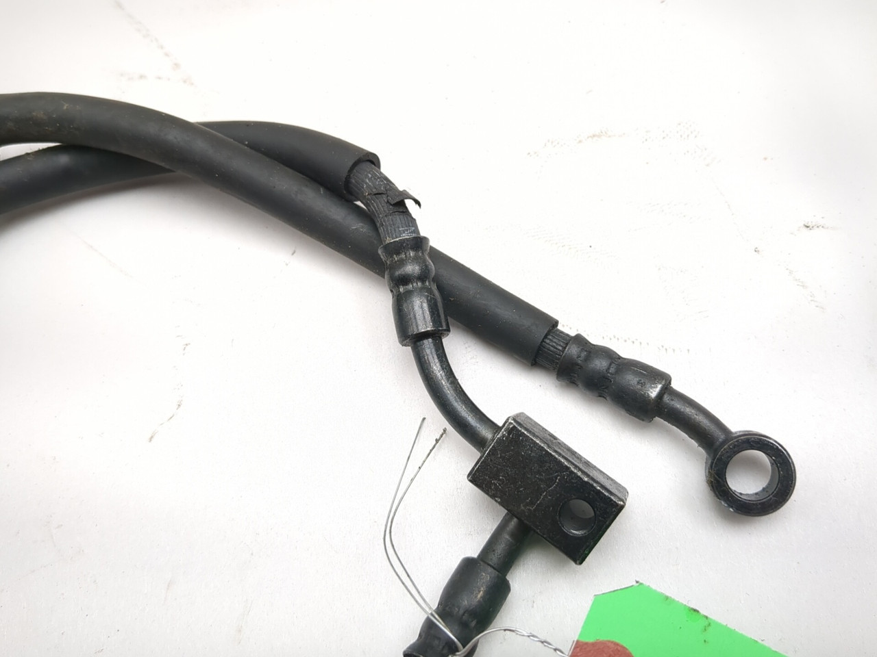23-26 Kawasaki ZX400S ZX4R Front Upper Lower Brake Line Pair 43095