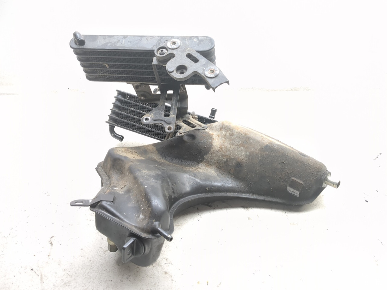 06-10 Aprilia Tuono 1000R Factory Oil Tank Cooler Assembly Set