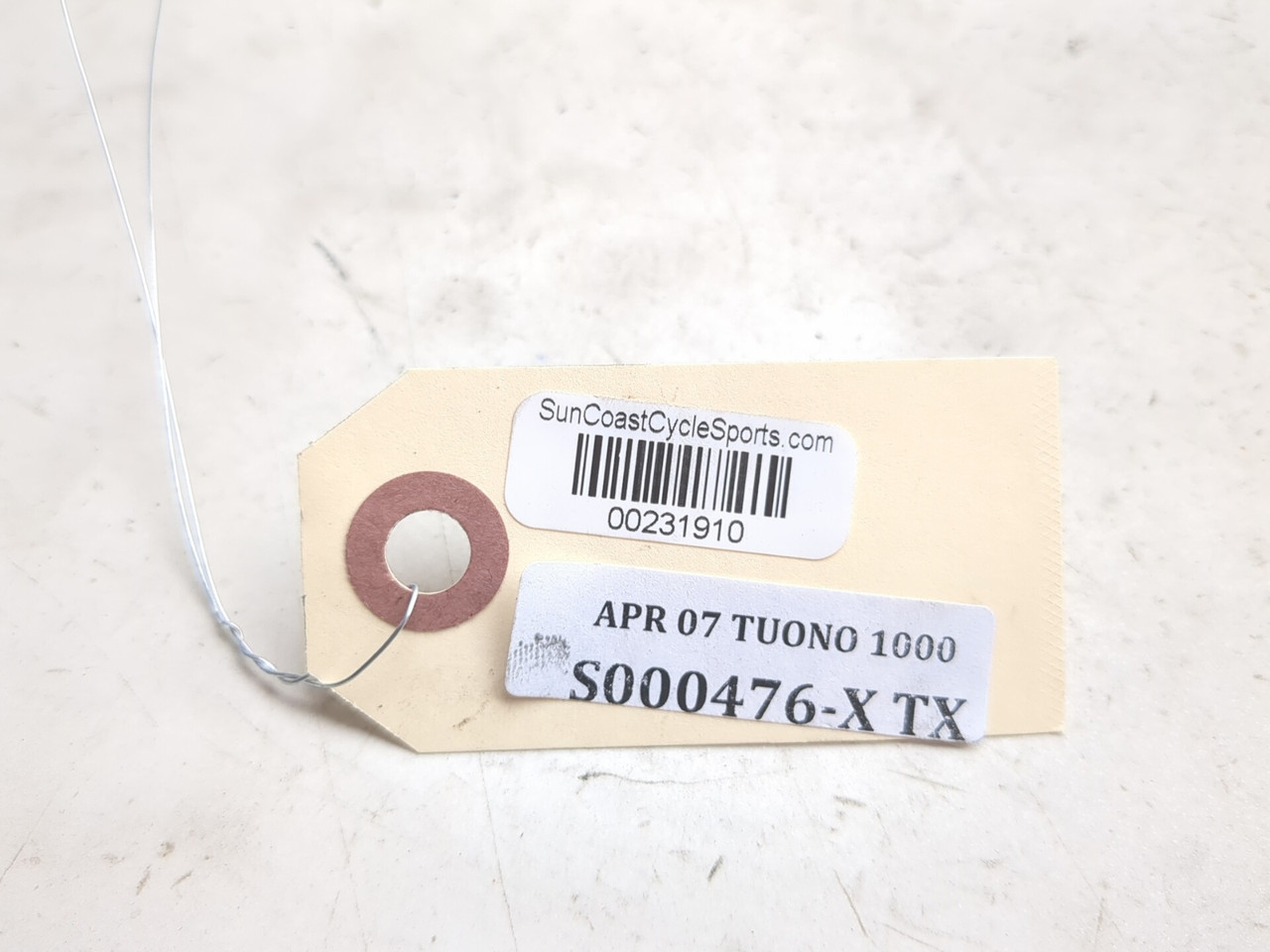 06-10 Aprilia Tuono 1000R Factory Lower Triple Tree Yoke Stem