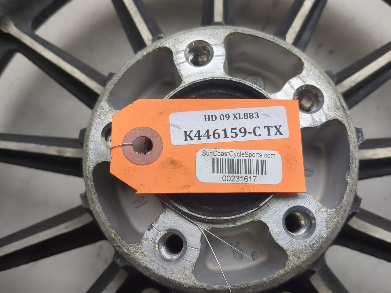 スポーツスター　xl883n 純正ホイール 09-13 Harley Davidson Sportster Iron XL883N Rear Wheel Rim 16X3.00