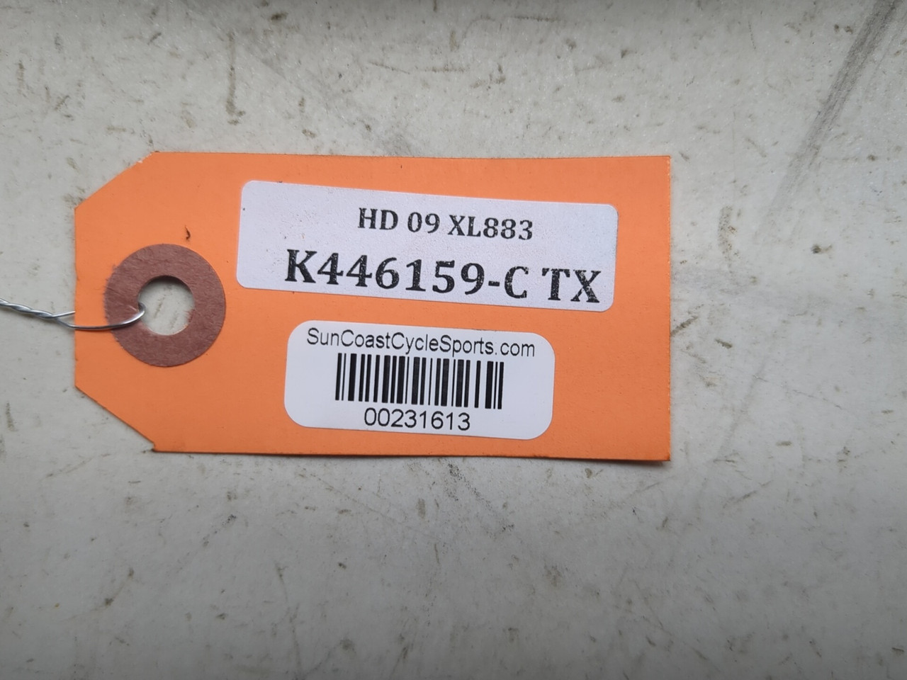 09-13 Harley Davidson Sportster Iron XL883N Rear Right Oil Tank