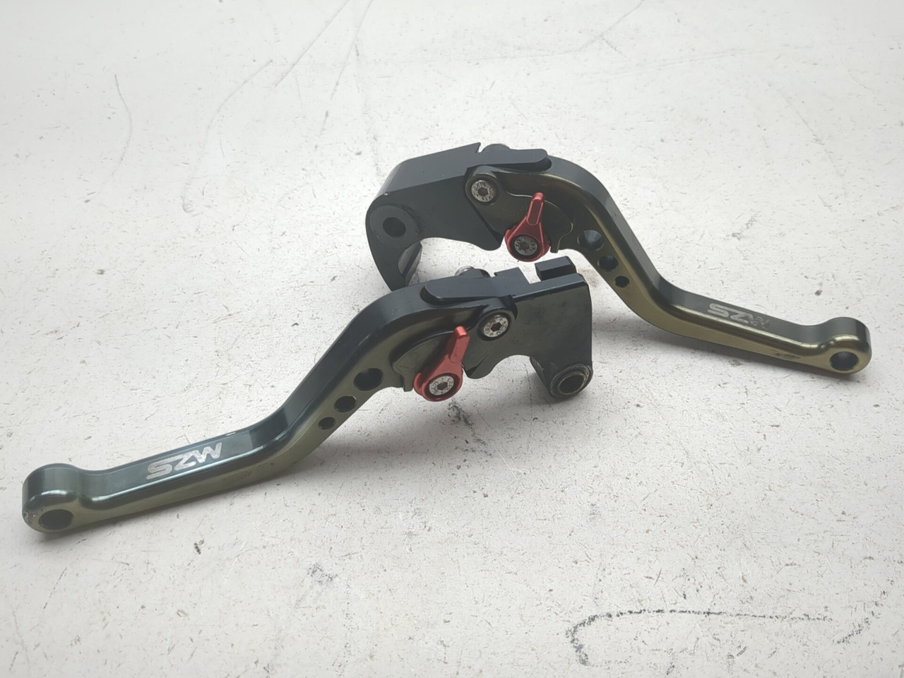 07-12 Honda CBR600 CBR600RR Front MZS Brake Clutch Lever Set - Sun