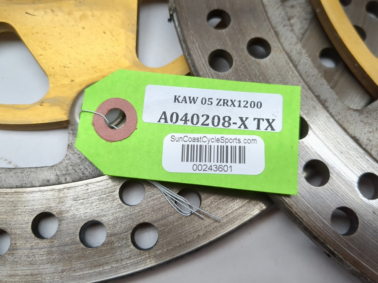 01-05 Kawasaki ZRX1200A 1200 Front Left Right Brake Rotor Disc Set
