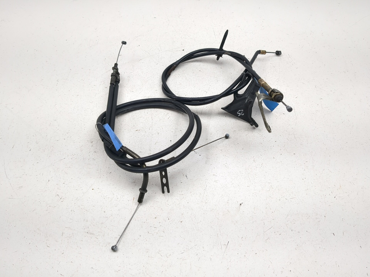 08-16 Yamaha YZF-R6S YZF R6 Front Throttle Clutch Cable Set 5SL