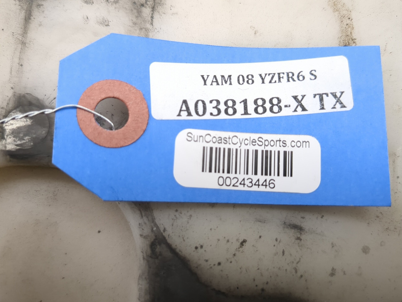 08-16 Yamaha YZF-R6S YZF R6 Front Driver Seat 5SL-24710-00-00
