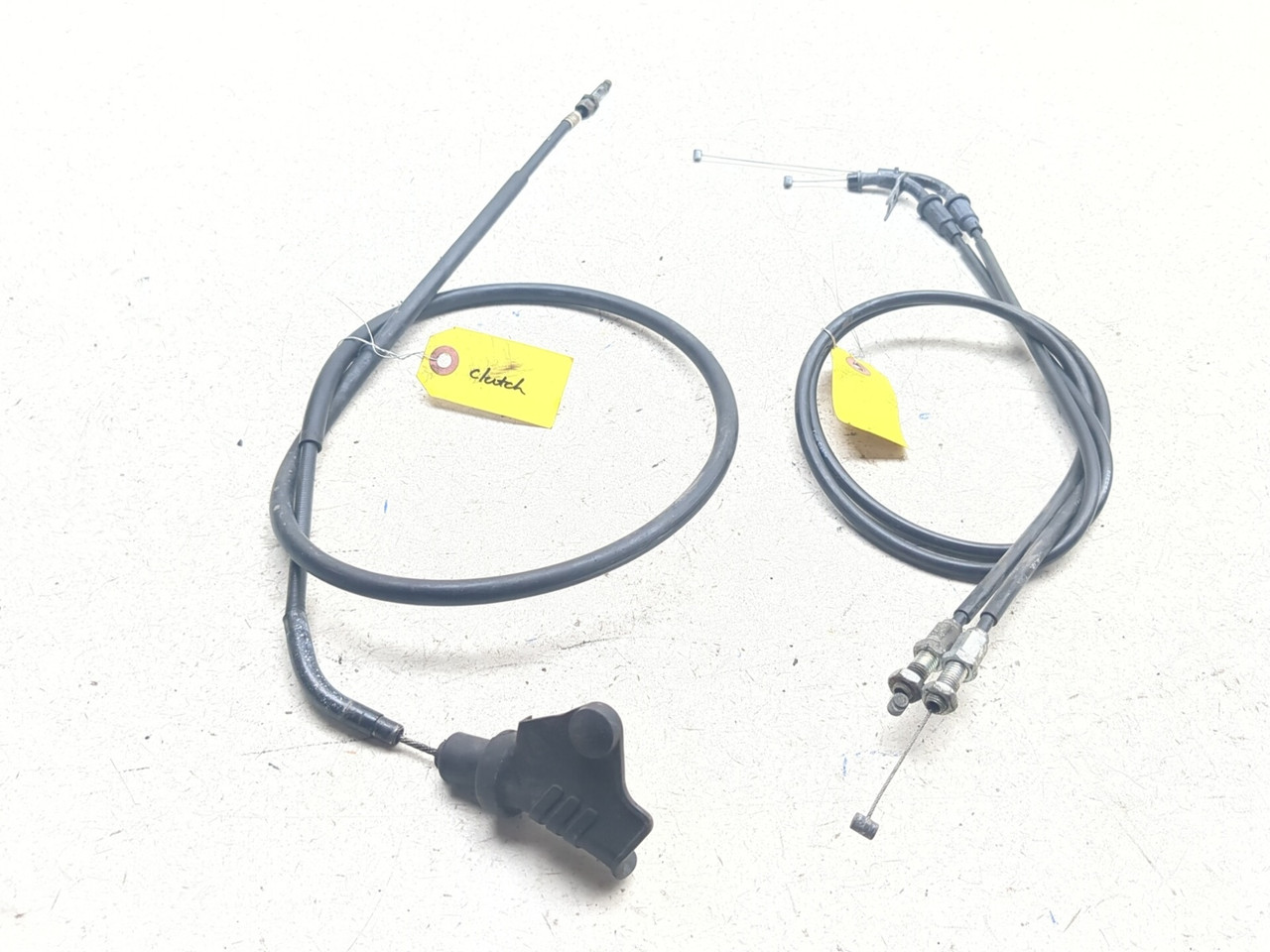 04-11 Suzuki V Strom DL650 DL650A Front Throttle Clutch Cable Set
