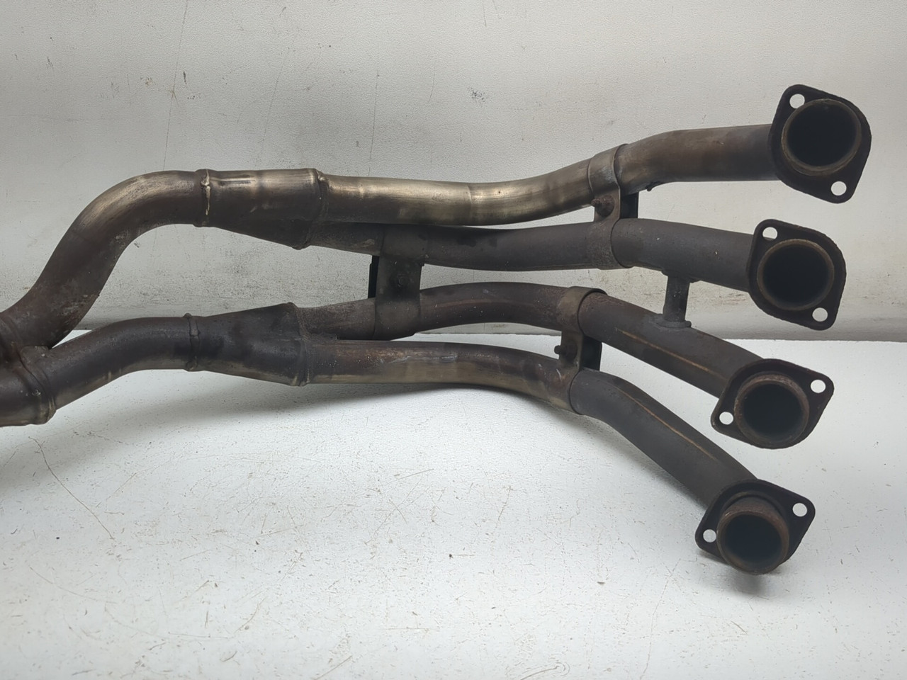 04 05 Suzuki GSXR 600 750 Front Exhaust Header Assembly 14100
