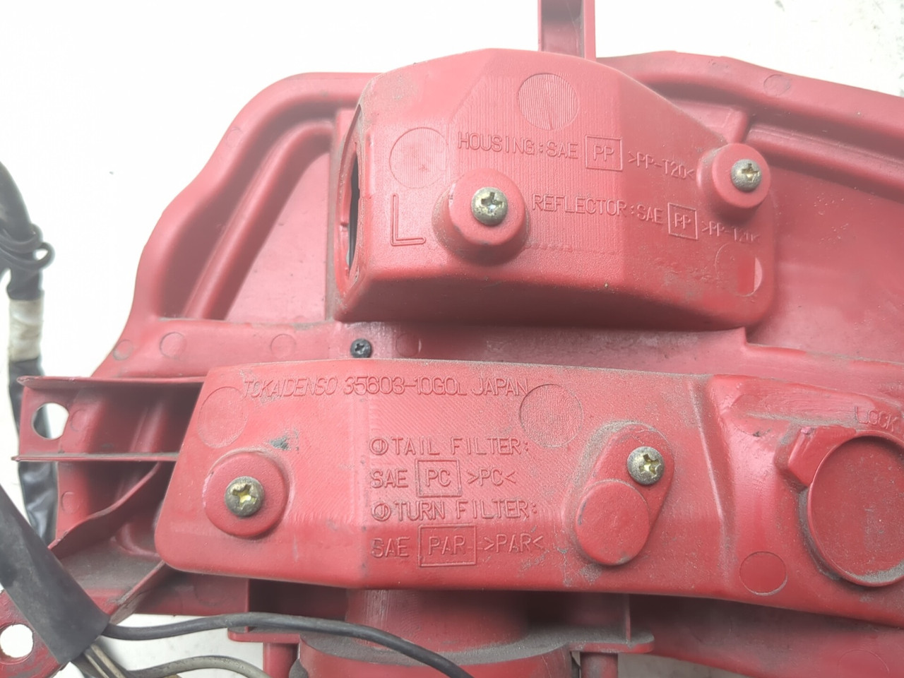03-12 Suzuki Burgman AN650 Rear Left Tail Light 35604-10G30 - Sun