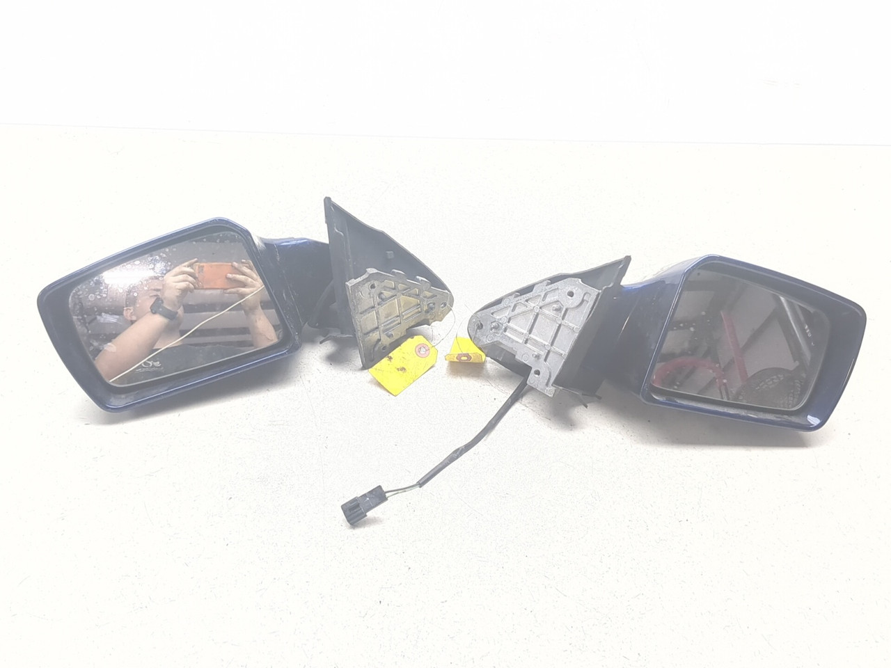 03-12 Suzuki Burgman AN650 Front Left Right Side Mirror Set 56500