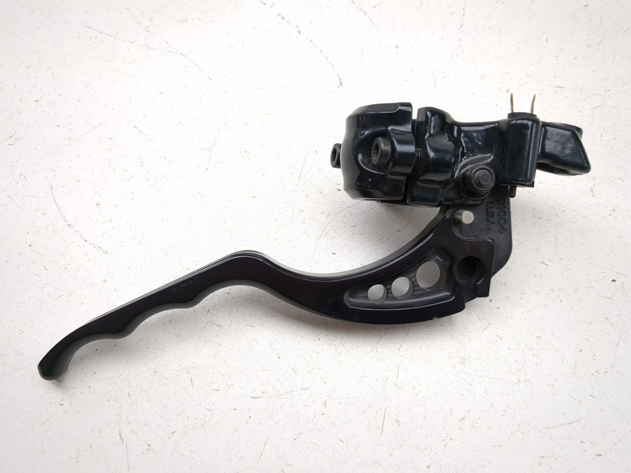 16-17 Victory Octane Front Left Clutch Lever Perch Assembly - Sun