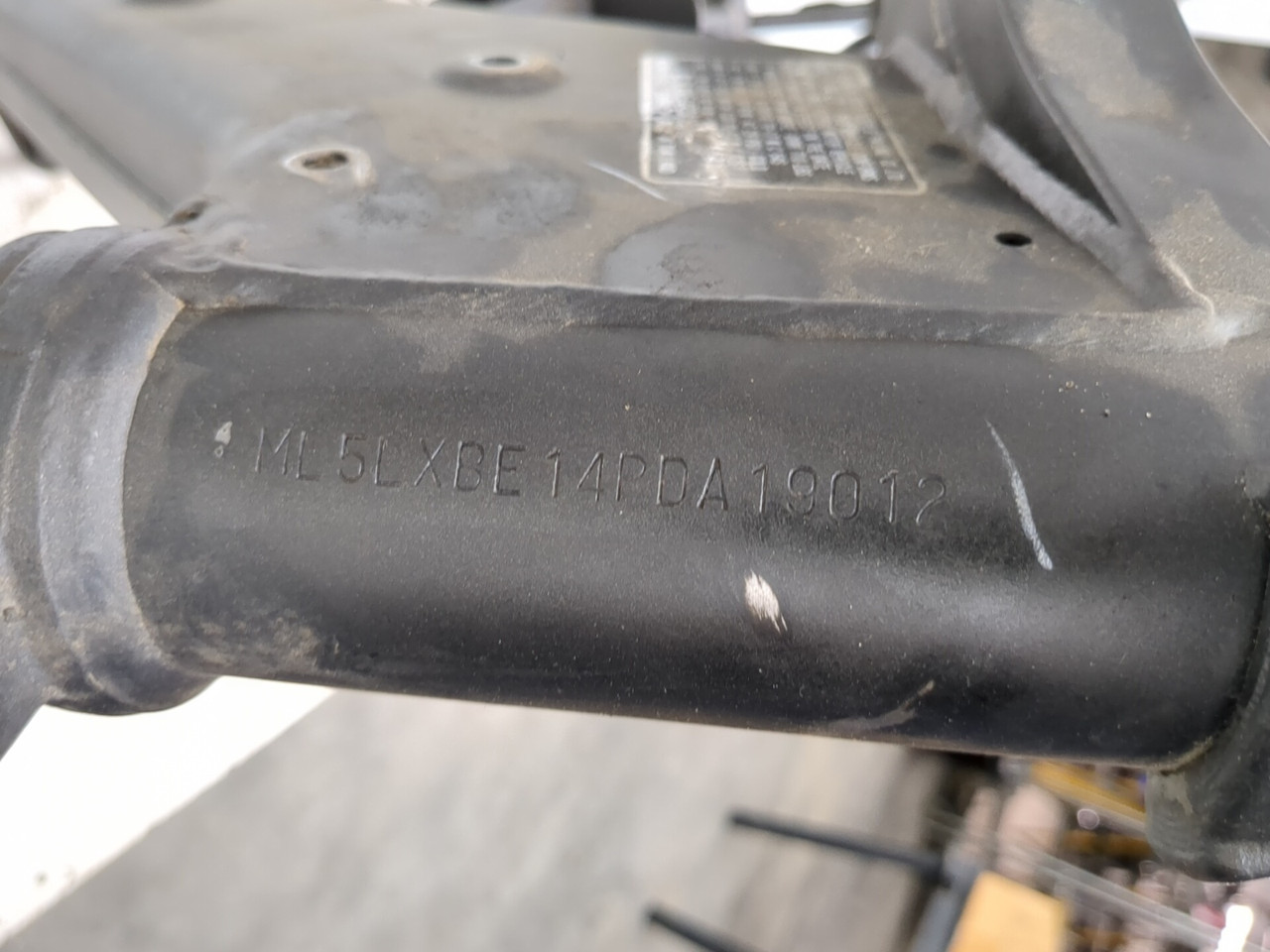 21-25 Kawasaki KLX 300 SM Main Frame Chassis STRAIGHT CLN - Sun