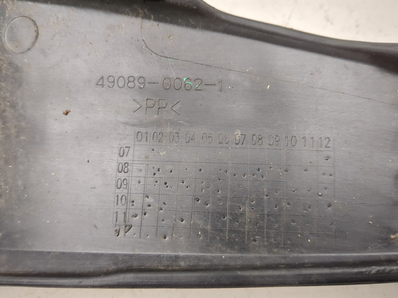 21-25 Kawasaki KLX 300 SM Front Left Radiator Shroud Cover 49089