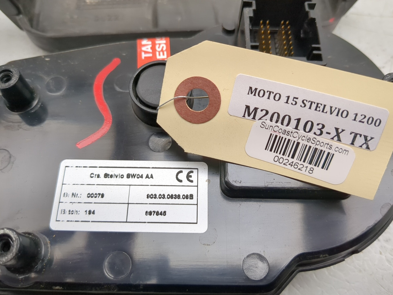 11-16 Moto Guzzi Stelvio 1200 NTX Front Speedometer Dash Cluster