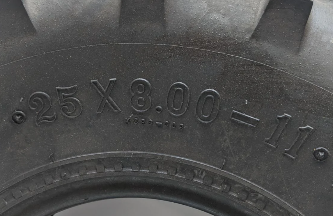 KENDA front or rear Tire - 25x8x11 ATV/UTV (DOT 2522) 082991145C1