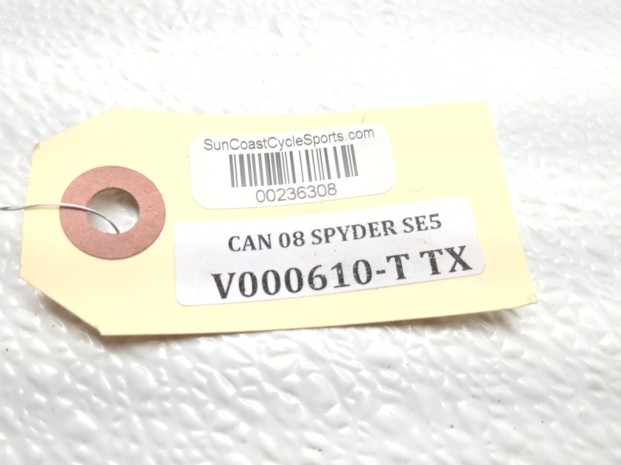 08-12 Can Am Spyder RT SE5Main Frame Chassis STRAIGHT CLN - Sun