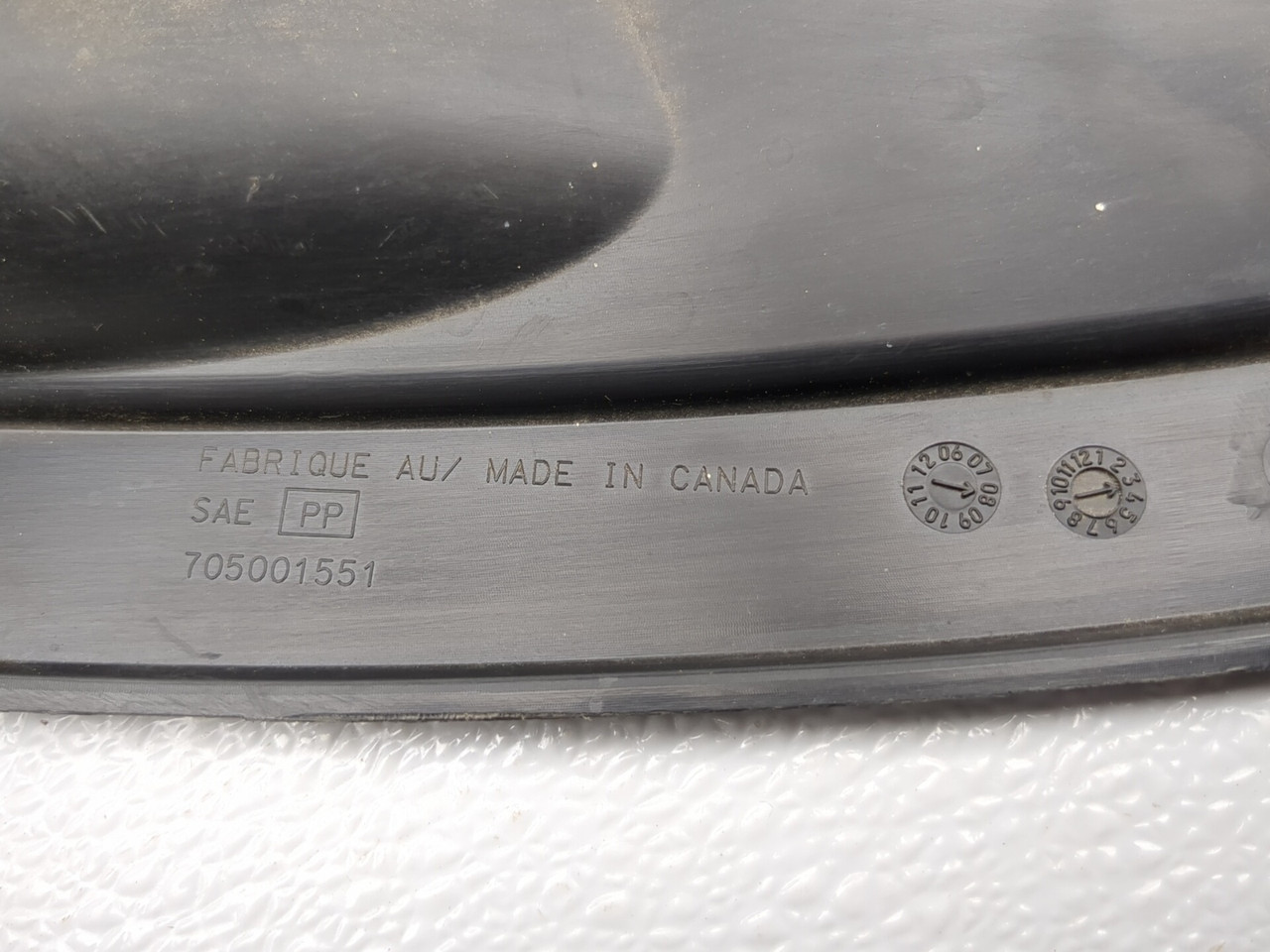08-12 Can-Am Spyder RT SE5 Rear Undertail Cover 705001551 - Sun