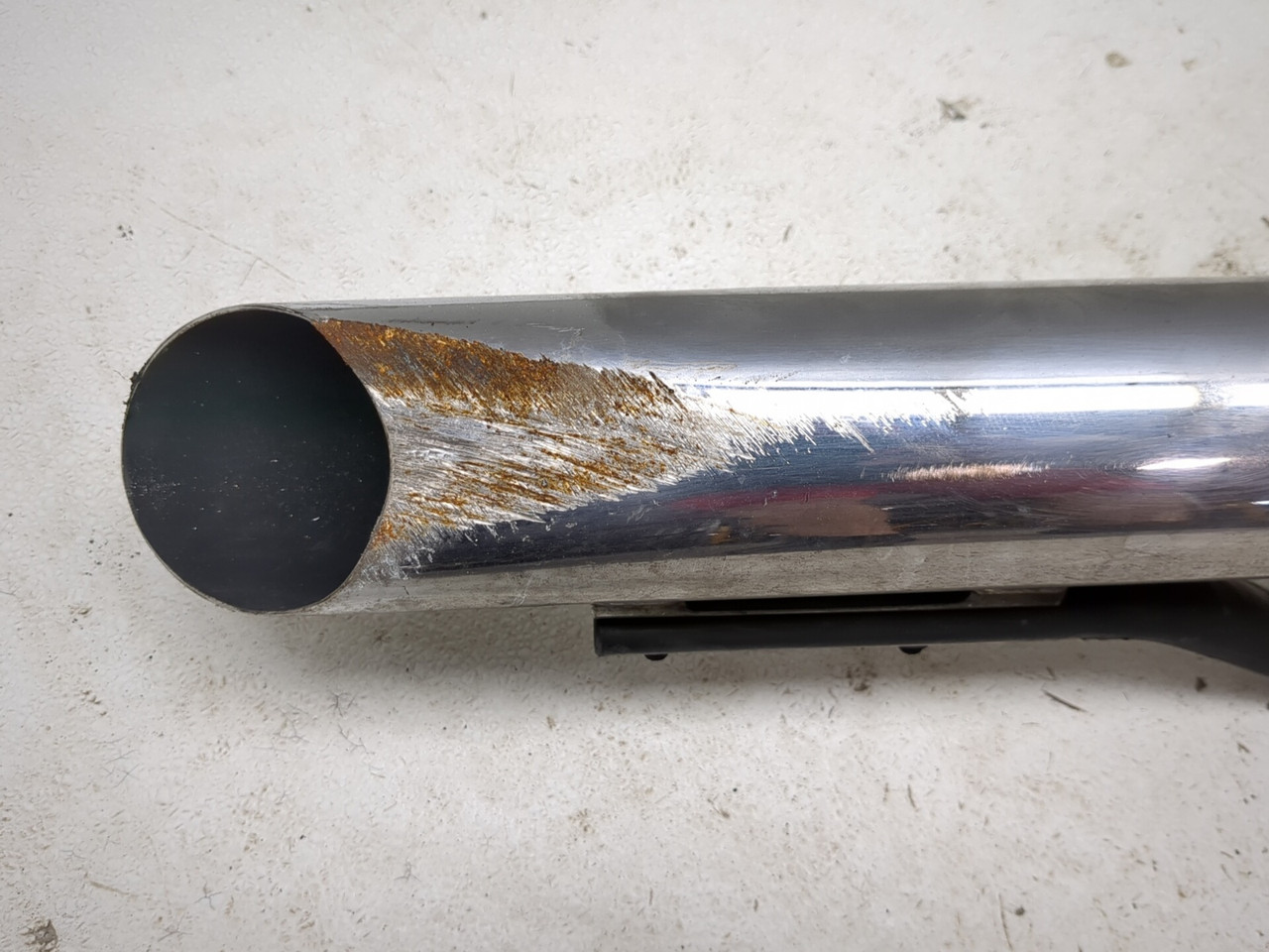 06-14 Harley FXDC Dyna Super Glide Custom Right Exhaust Header