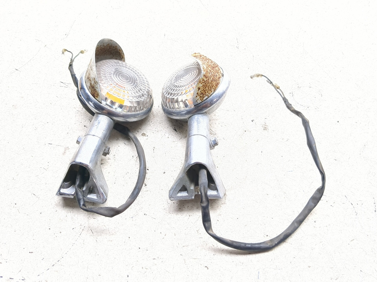 99-13 Yamaha Royal Star Venture XVZ1300 Front Turn Signal Set 4XY