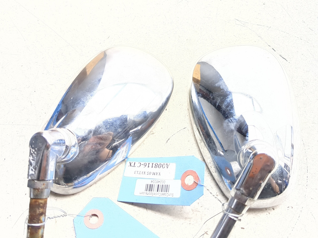 99-13 Yamaha Royal Star Venture XVZ1300 Front Mirror Set 4XY-26280