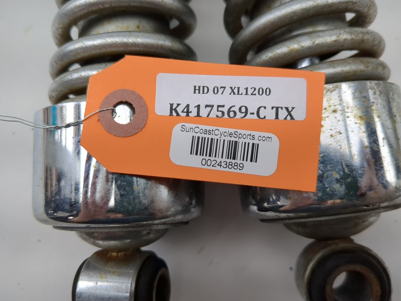 06-11 Harley Davidson Sportster XL1200L Rear Shock Absorber Set