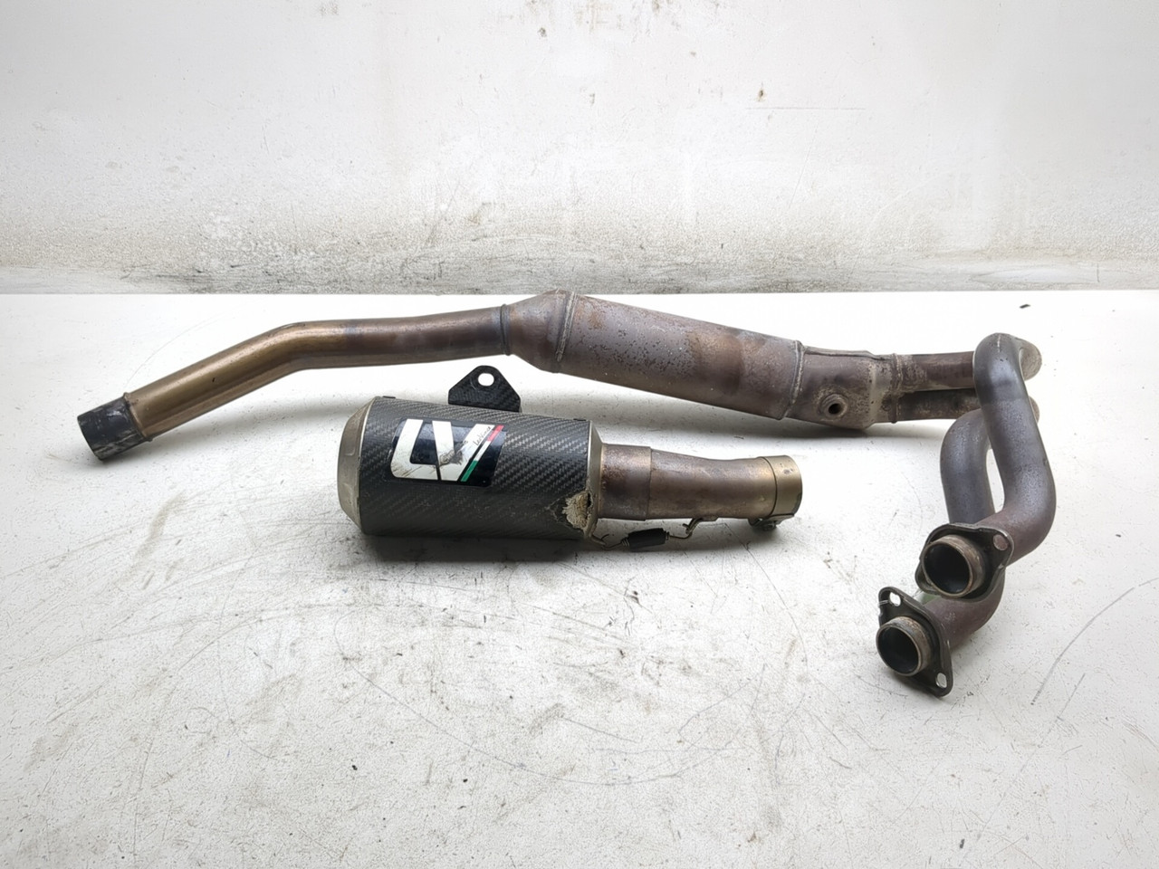 18-26 Kawasaki Ninja 400 EX400 LV-10 Carbon Fiber Muffler Header