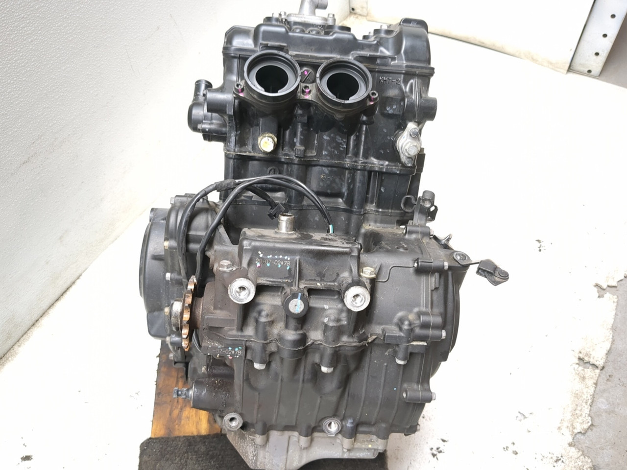 S*H様 ＮＩＮＪＡニンジャ４００エンジン 18-26 Kawasaki Ninja 400 EX400 Engine Motor GUARANTEED EX400GE