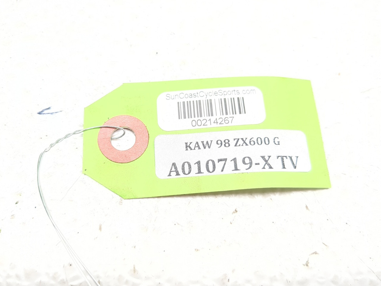 98 99 Kawasaki Ninja ZX6R ZX600G Front Wheel Rim BENT 17X3.50