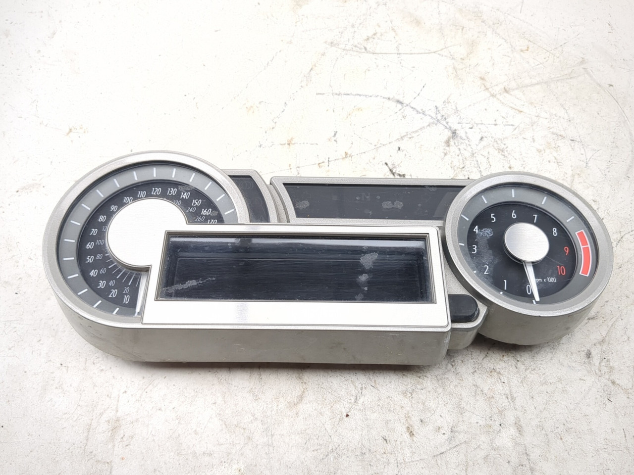 11-16 BMW K1600 GT Front Speedometer Tach Dash Cluster Gauge - Sun