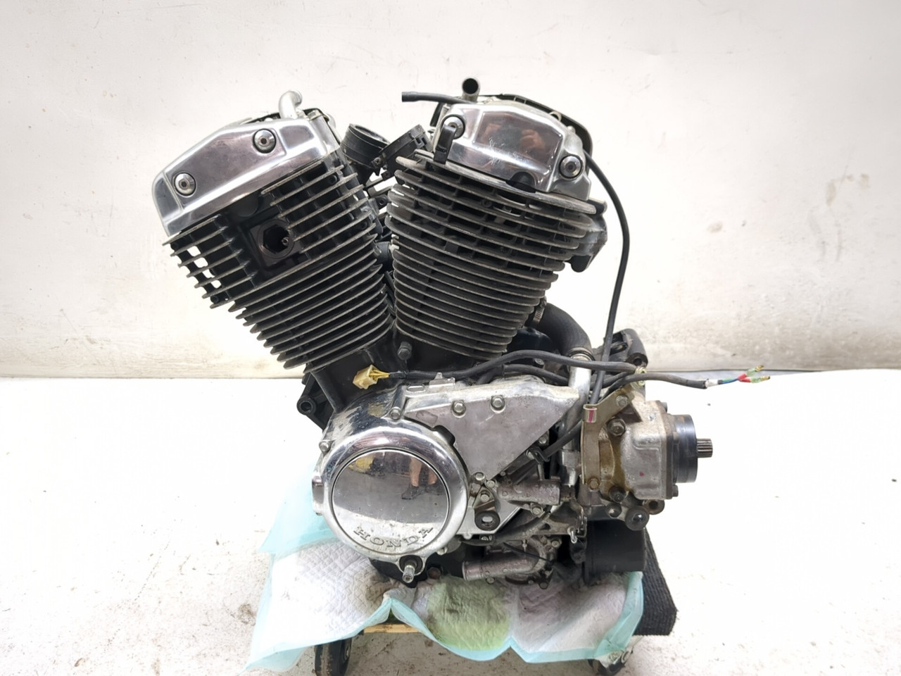 モンスター 98-01 Honda Shadow ACE Tourer VT1100 Engine Motor GUARANTEED - Sun