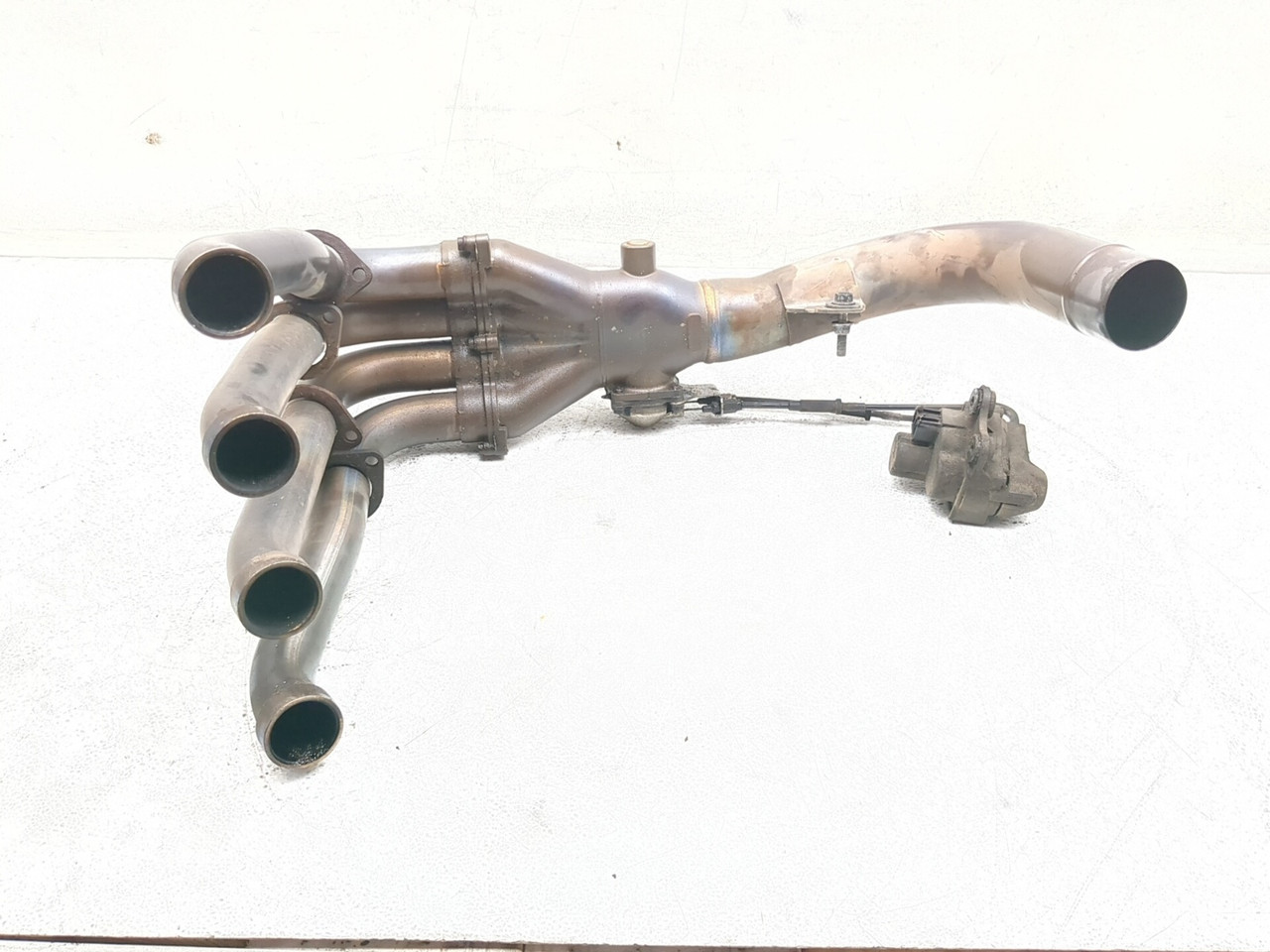 04-06 Yamaha YZF R1 YZF-R1 Front Header Exhaust Assembly 5VY-14610