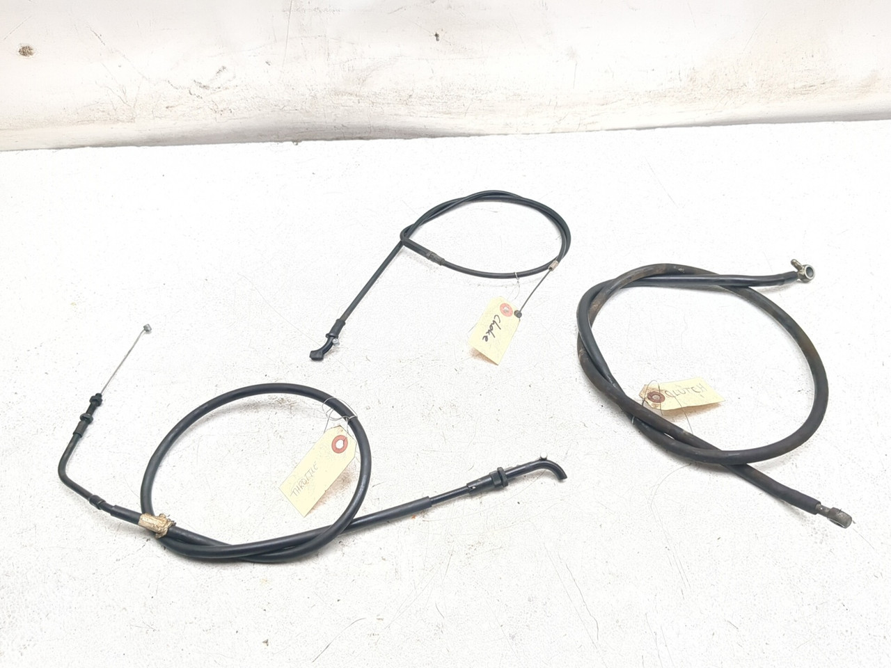 98-01 Triumph Legend TT 900 Throttle Choke Clutch Cable Set