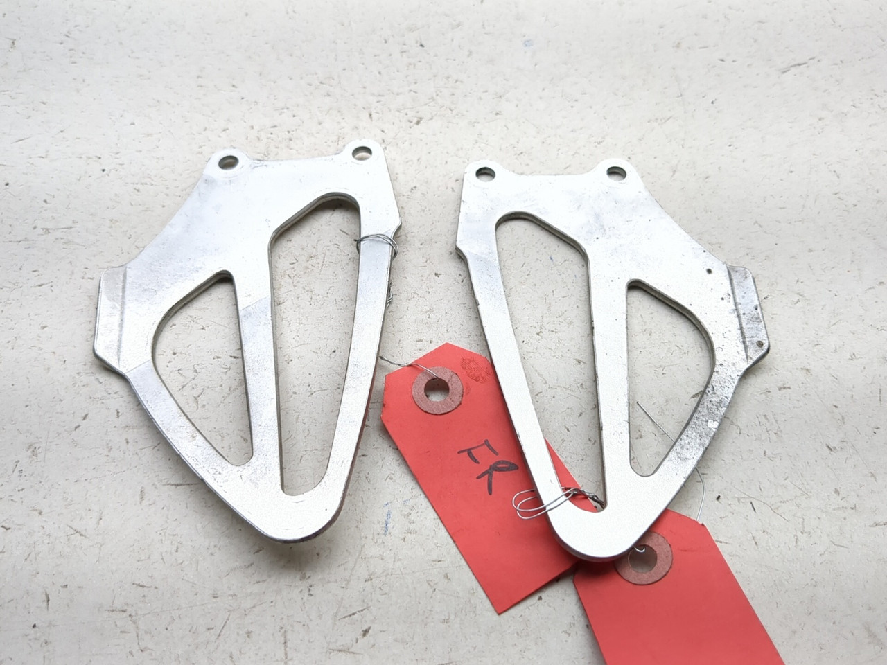 01-06 Honda CBR 600 F4i Front Left Right Heel Guard Set - Sun