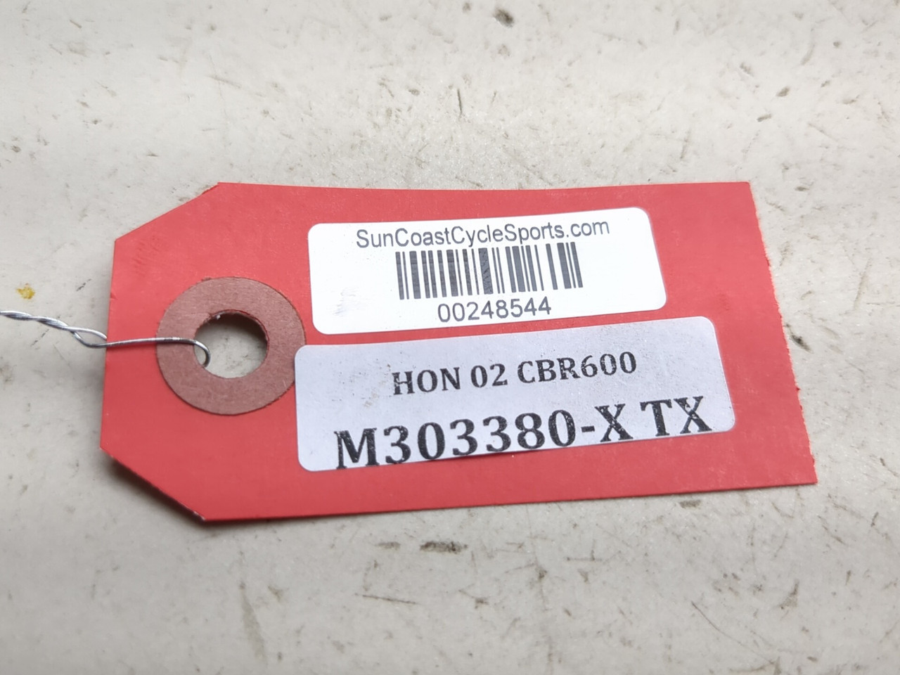 01-06 Honda CBR 600 F4i Front Left Right Heel Guard Set - Sun