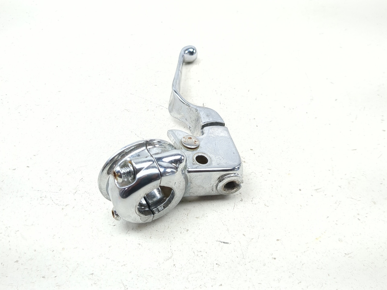 04-06 Harley Road King Custom FLHRSI Front Left Clutch Lever Perch