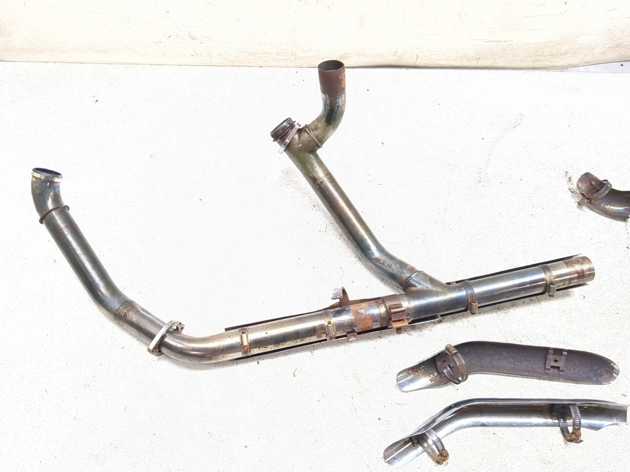 04-06 Harley Road King Custom FLHRSI Exhaust Header Heat Shield