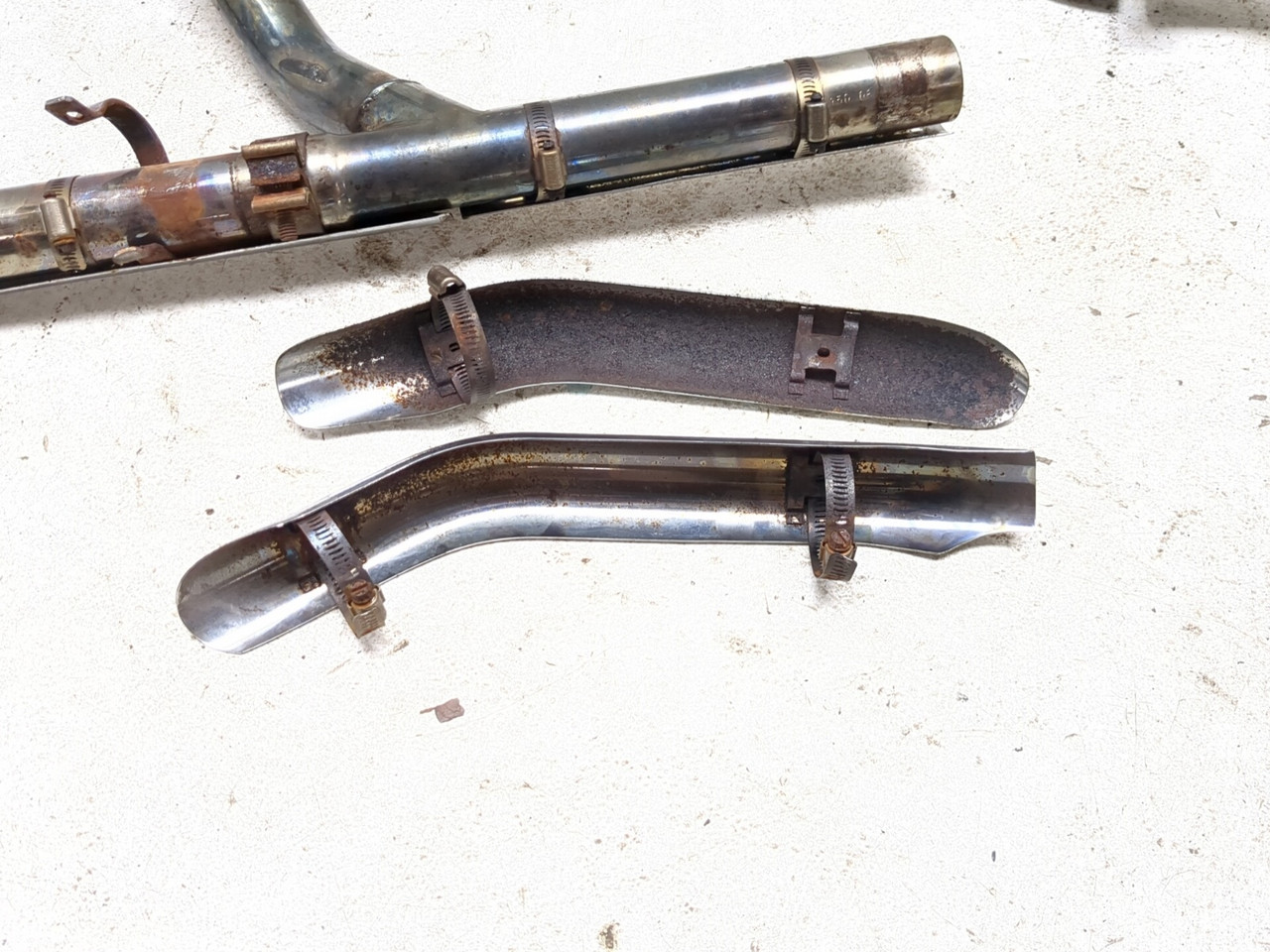 04-06 Harley Road King Custom FLHRSI Exhaust Header Heat Shield