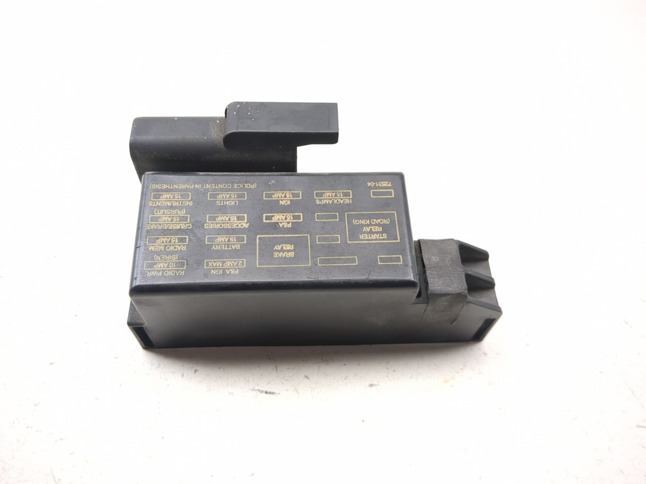 04-06 Harley Road King Custom FLHRSI Left Fuse Box Cover 72531-04