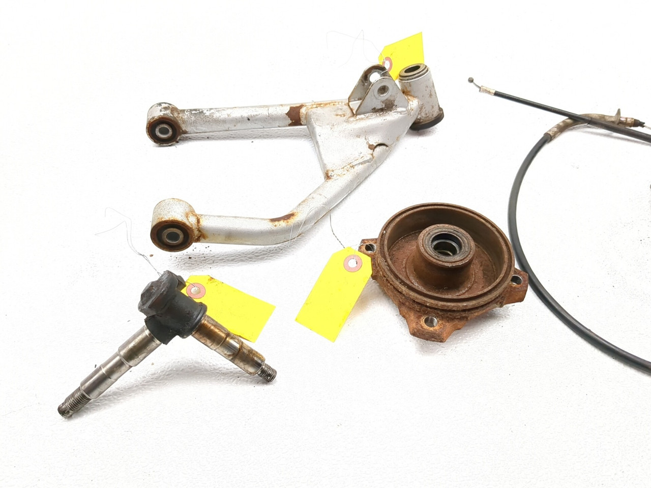 03-07 Polaris Predator 90 Left Suspension Brake Hub Lower A-Arm