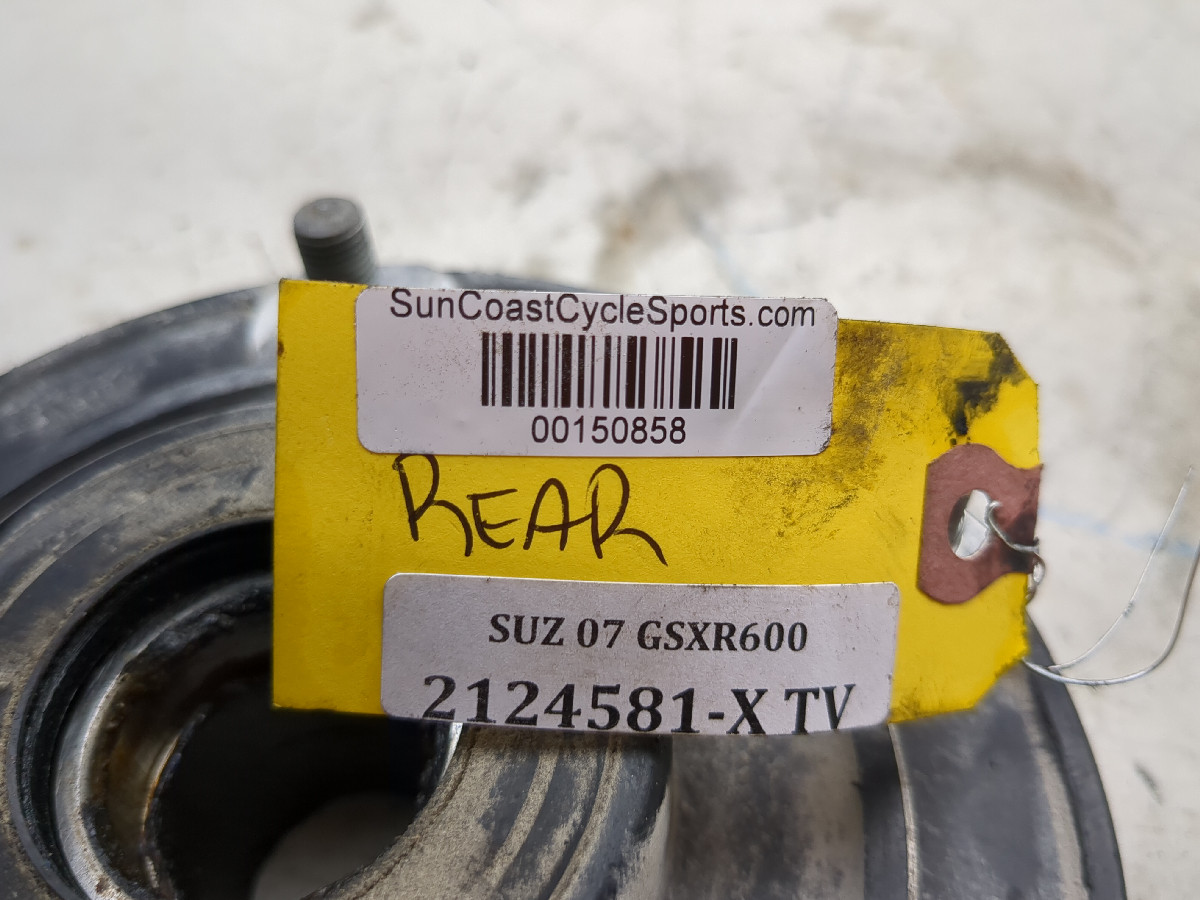 06 07 Suzuki GSXR 600 750 Rear Wheel Hub - Sun Coast Cycle Sports