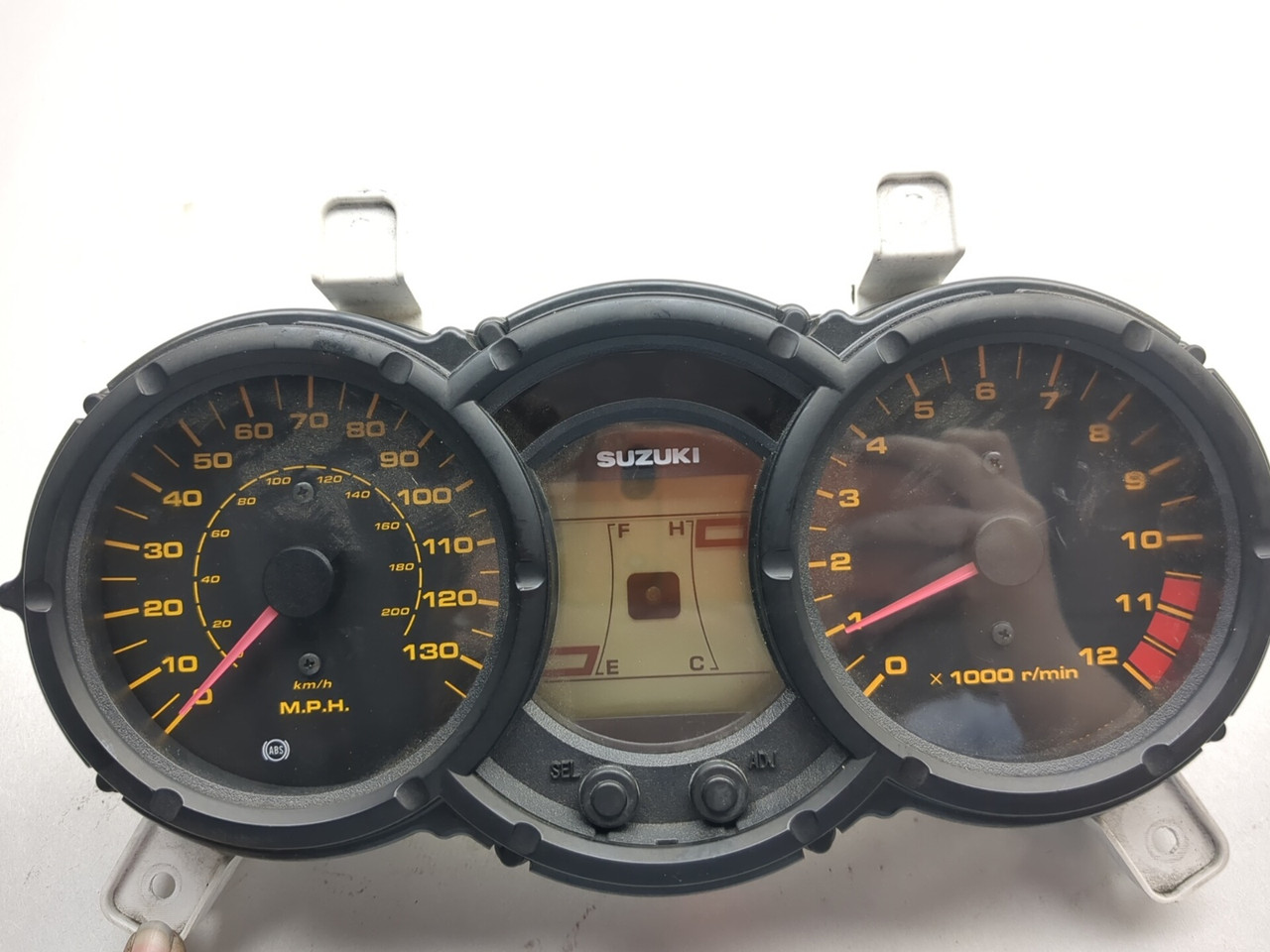 07-11 Suzuki V Strom DL650 Front Speedometer Tach Dash Cluster