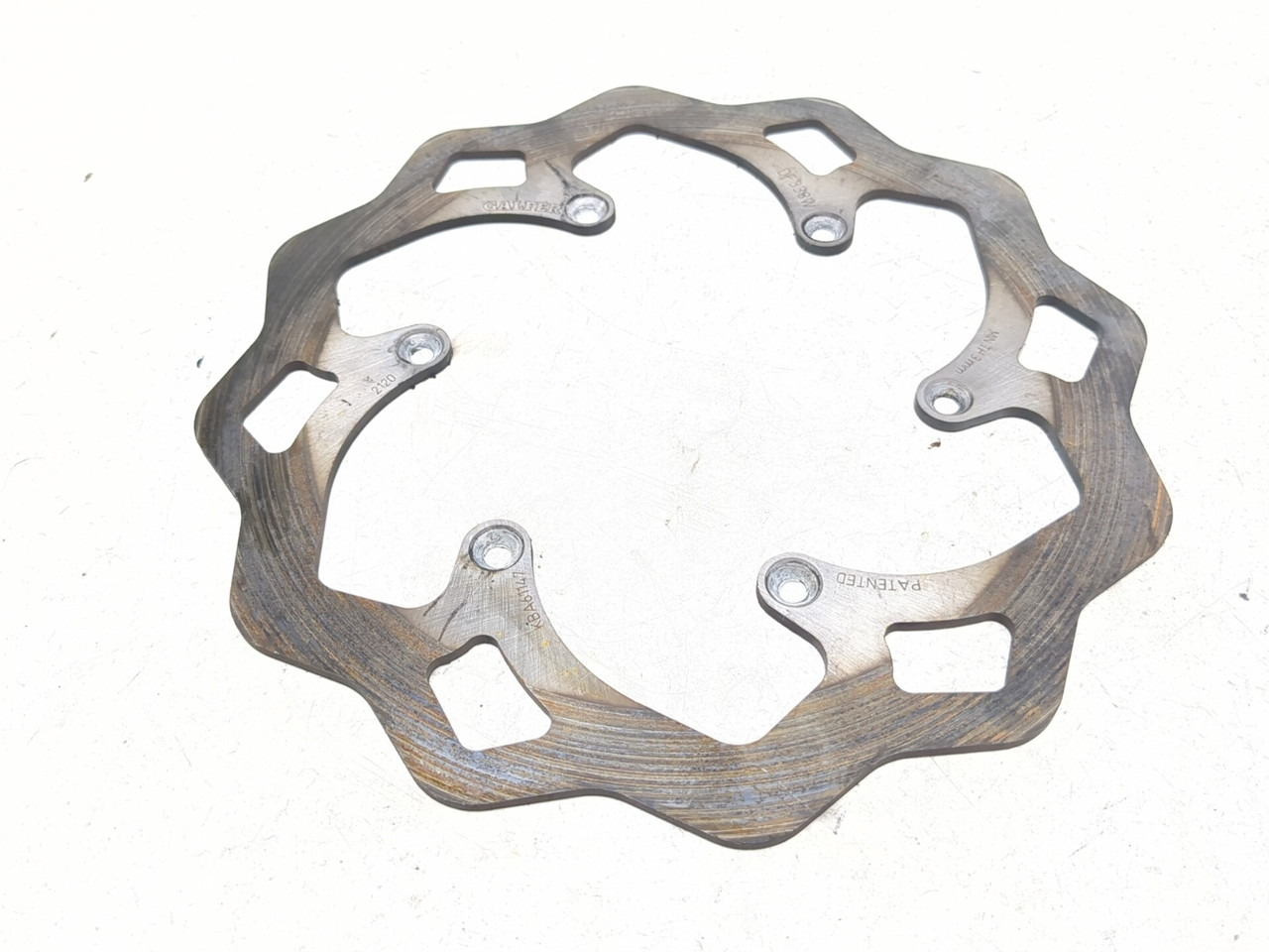 00-24 Suzuki DRZ400SM DRZ 400 Galfer Wave Rear Brake Rotor Disc