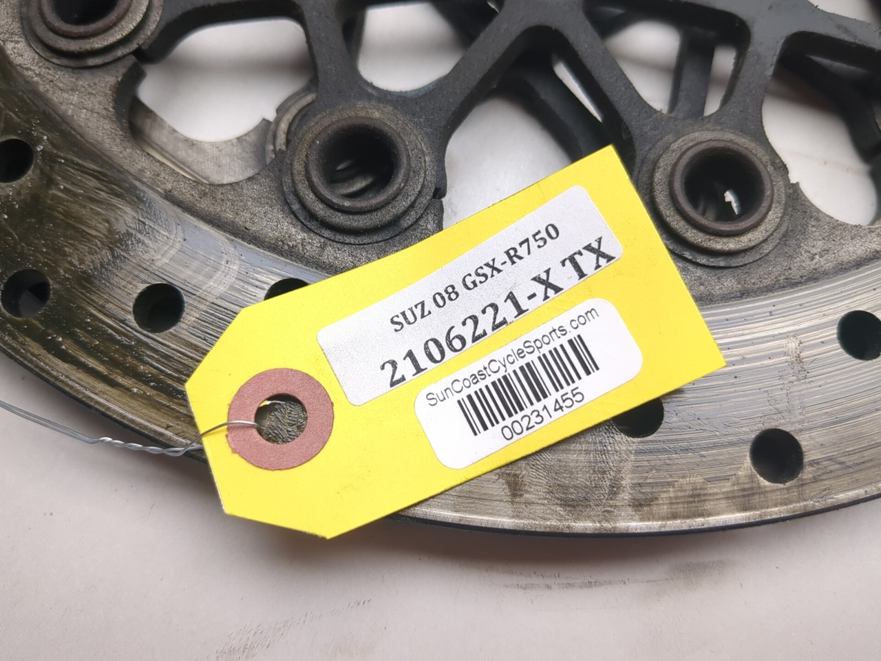 08-10 Suzuki GSXR 600 750 Front Left Right Brake Rotor Disc Set