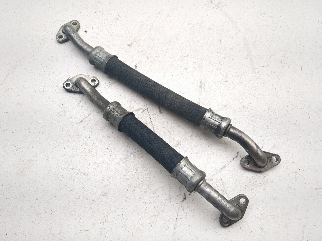 09-16 Suzuki GSXR 1000 Front Left Right Oil Cool Cooler Hose Line