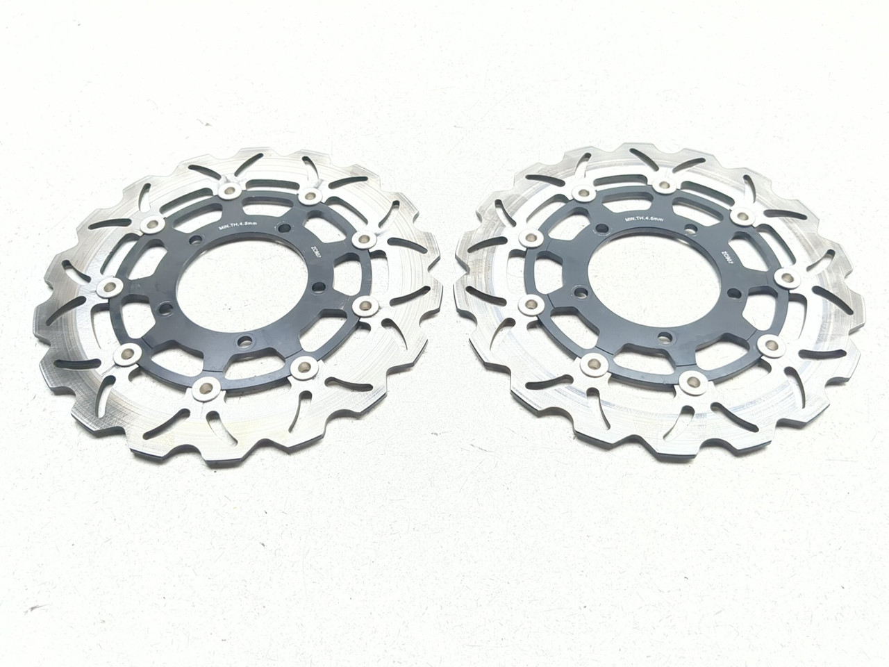 07 08 Suzuki GSXR 1000 Arashi Wave Floating Front Left Right Brake
