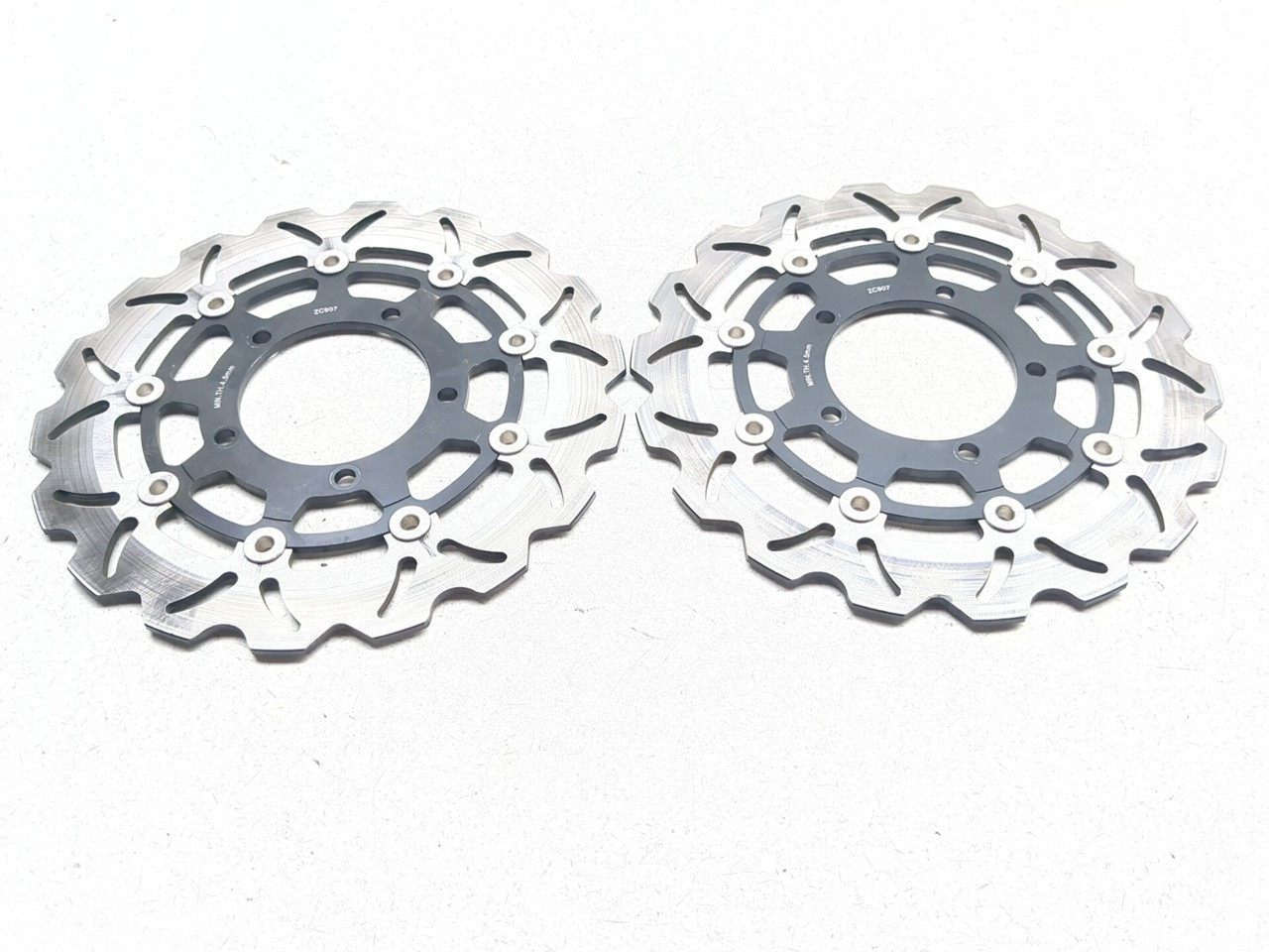 07 08 Suzuki GSXR 1000 Arashi Wave Floating Front Left Right Brake